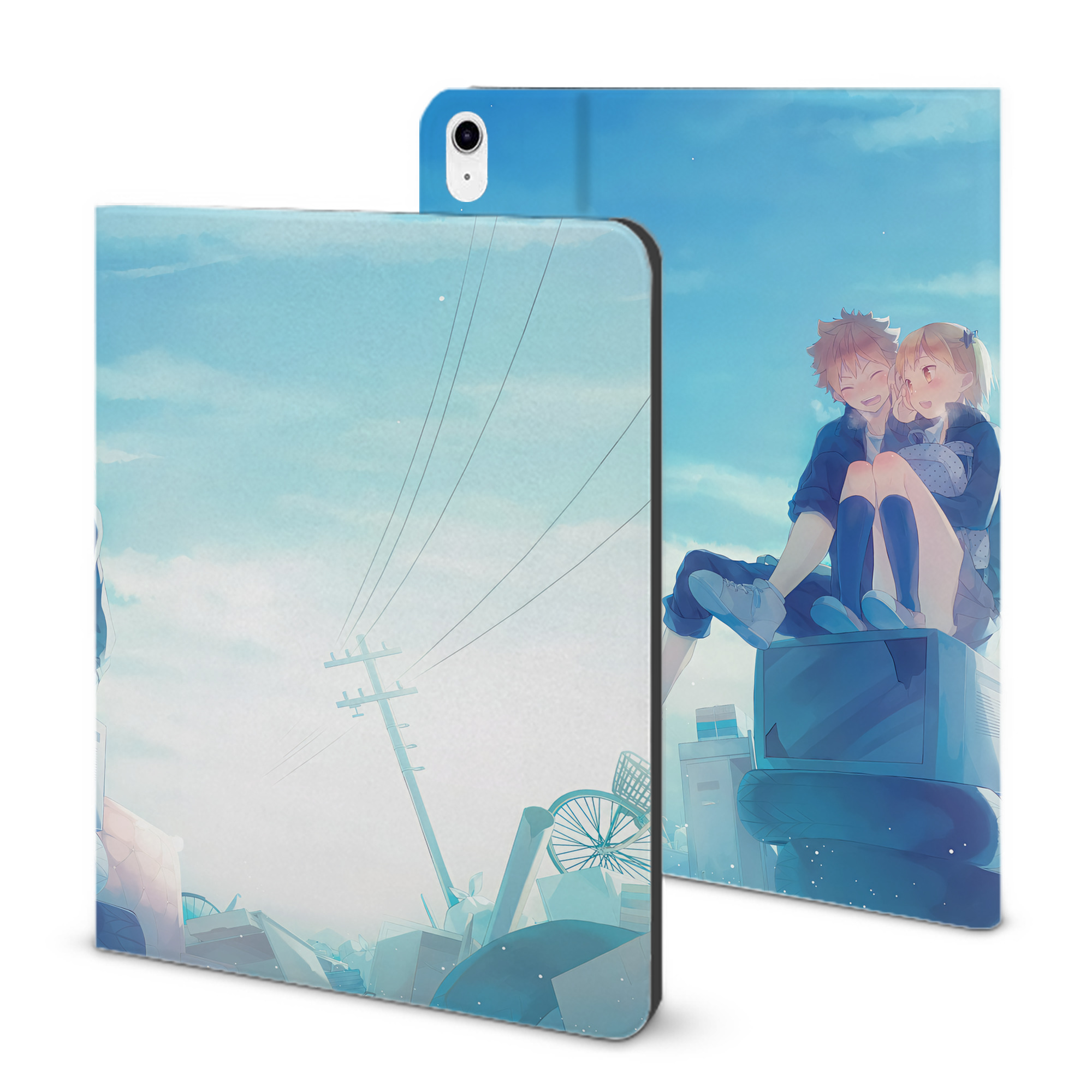 （画像用） ハイキュー!! Haikyu!! IPad ケース ブック型 PUレザー TPU 耐衝撃 軽量 薄型 ペン収納なし 全面保護 IPad 各モデル対応